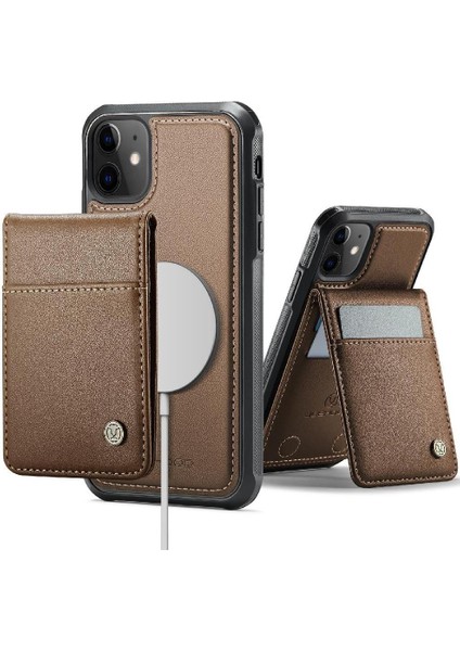 IPhone 11 Kılıf Kablosuz Şarj Rfıd Stand Kart Yuvası ile Uyumlu (Yurt Dışından) fiyatları