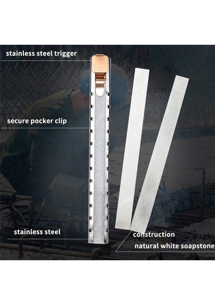 Düz Sabuntaşı Tutucu 2 Adet Düz Sabuntaşı Kalemi ve Sabuntaşı Yedekleri (Yurt Dışından) indirimleri