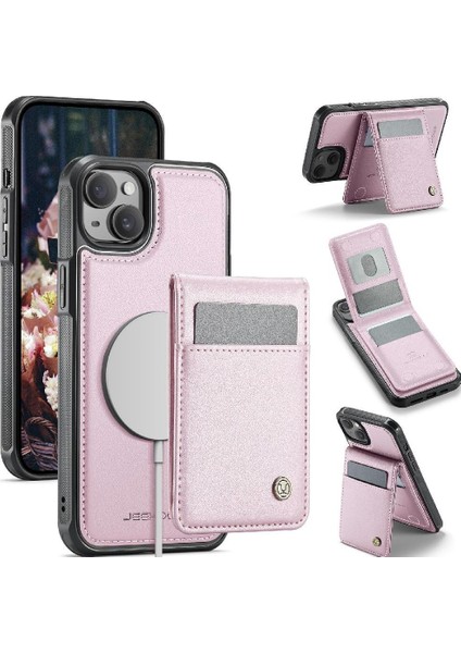 IPhone 14 Case Rfıd Stand Kablosuz Şarj Kartonları ile Uyumlu (Yurt Dışından)