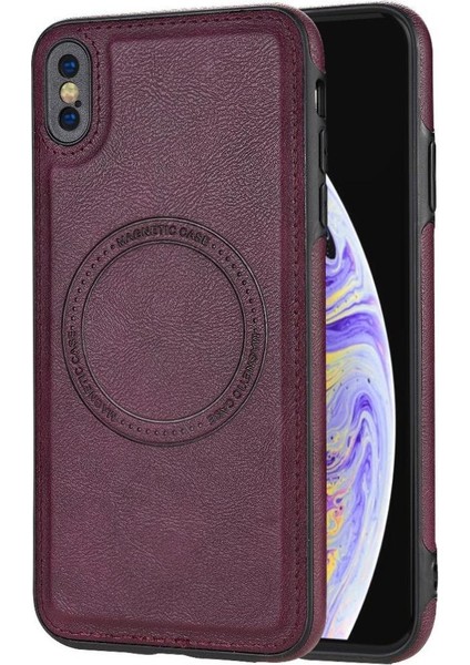 IPhone Xs Max Telefon Kılıfı Ince Süper Güçlü Manyetik ile Uyumlu (Yurt Dışından)