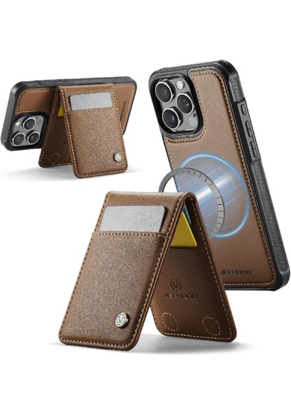 IPhone 15 Pro Kasa Rfıd Kart Yuvası Kablosuz Şarj Standı ile Uyumlu (Yurt Dışından) modelleri