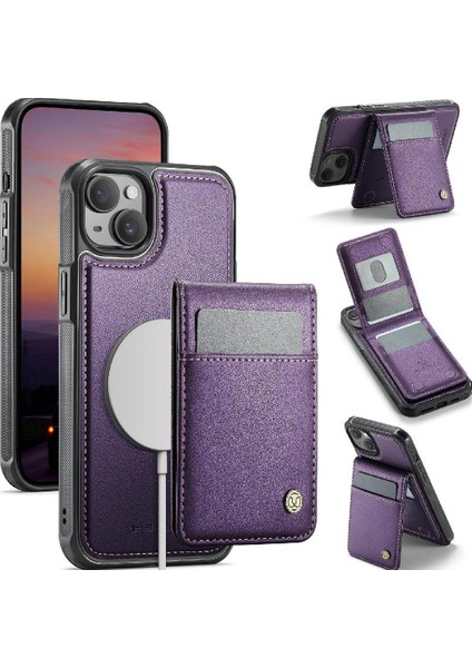 IPhone 14 Plus Vaka Cardsllots Kablosuz Şarj Standı Rfıd ile Uyumlu (Yurt Dışından)