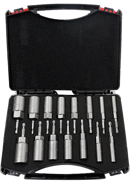 5.5MM-19MM Altıgen Soket Kovan Nozulları Somun Sürücü Seti (Yurt Dışından)