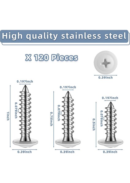 Screw Thread Truss Hızlı Kendinden Kılavuzlu Beyaz Pan Dolap Vidaları (Yurt Dışından) indirimleri