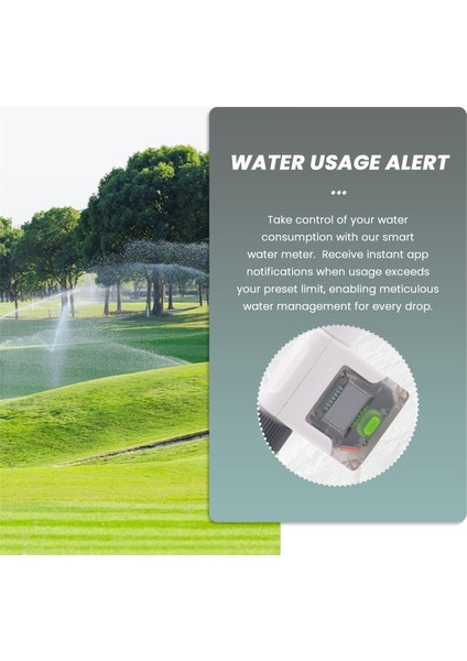 Bahçe Hortumu Için Wifi Su Akış Ölçer Akıllı Su Sayacı Kolay Okuma (Yurt Dışından) fırsatları