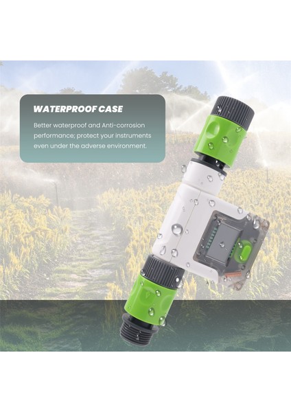 Bahçe Hortumu Için Wifi Su Akış Ölçer Akıllı Su Sayacı Kolay Okuma (Yurt Dışından) indirimleri