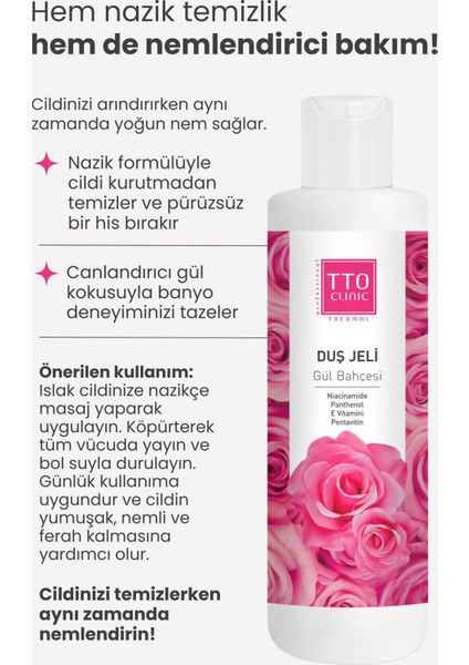 Clinic Gül Tazeliği Duş Jeli 250ml indirimleri