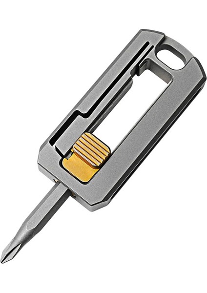 Titanyum Alaşımlı Çok Işlevli Açık Hava Edc Aletleri Saplı Tornavida (Yurt Dışından)