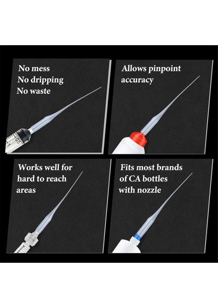 Tutkal Uçları, Plastik Ca Tutkal Uzatıcı, Tutkal Hassas Aplikatörü B (Yurt Dışından) modelleri