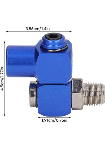 Yeni 1/4in Npt Döner Hava Bağlantı Hortumu Bağlantısı (Yurt Dışından) fiyatları