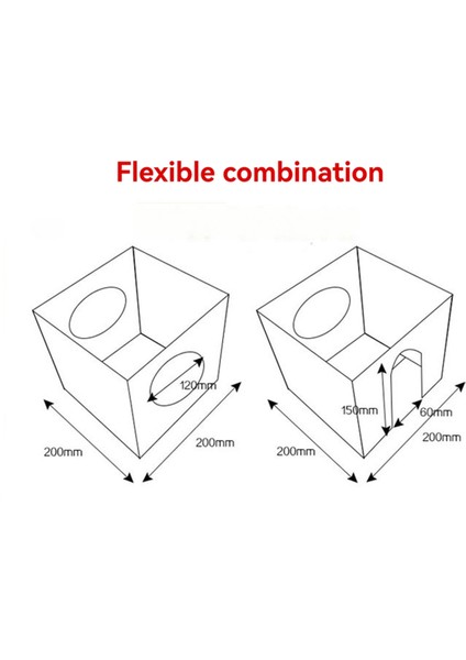 Kapalı Taşlama Toz Kutusu Kapağı Cilalama Toz Kapağı Dikdörtgen (Yurt Dışından)