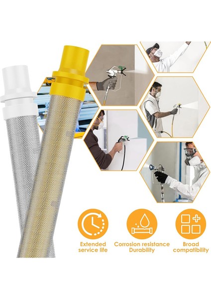 20 Adet Havasız Sprey Tabancası Filtresi, Havasız Alet Filtresi Seti (Yurt Dışından) indirimleri