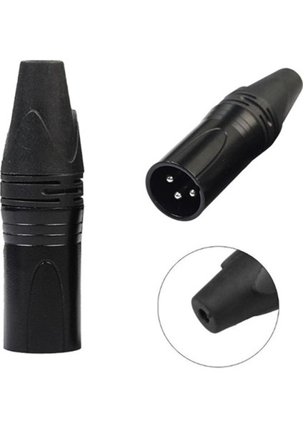 10 Adet Dıy 3pin Xlr Adaptör Soketi Xlr Havacılık Konnektörü (Erkek) (Yurt Dışından)