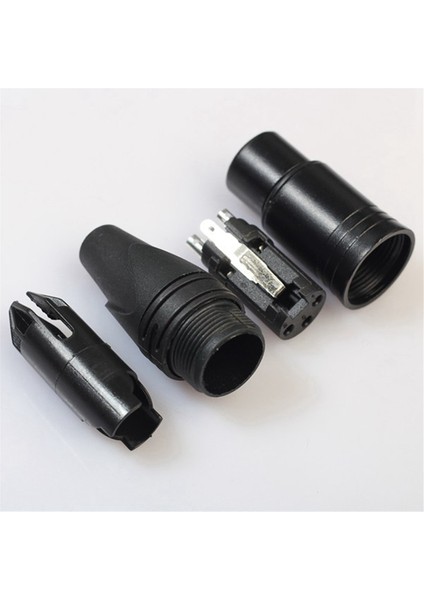 10 Adet Dıy 3pin Xlr Adaptör Soketi Xlr Havacılık Konnektörü (Erkek) (Yurt Dışından)