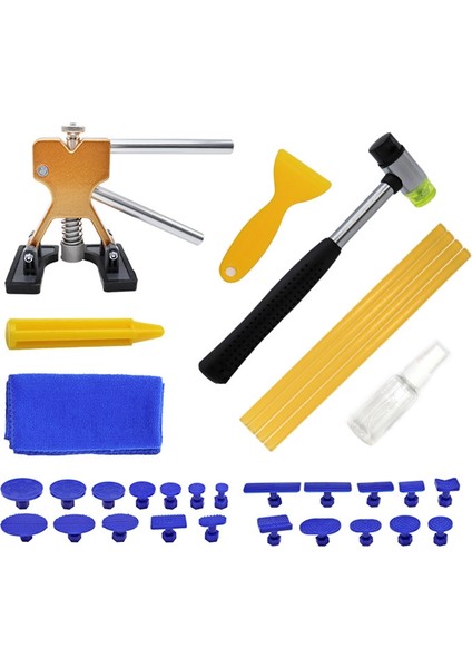 Araba Göçük Onarım Araçları Seti Sürgülü Ters Çekiç Vakumlu Bardak (Yurt Dışından)