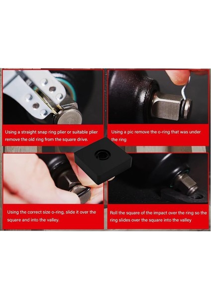 3/8 Inç Darbe Tutma Halkası Klipsi O-Ringli Darbe Sürtünme Halkası (Yurt Dışından) indirimleri