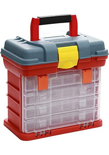 4 Katmanlı ve 72 Bölmeli Çıkarılabilir Alet Kutusu Vidaları Yerleştirebilir (Yurt Dışından)