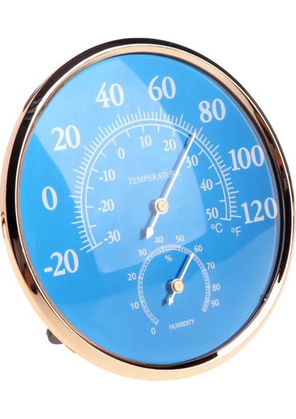 Yuvarlak Termometre Higrometre Yüksek Kürlülük Ölçer Ölçer Mavi Ev Için (Yurt Dışından) fırsatları