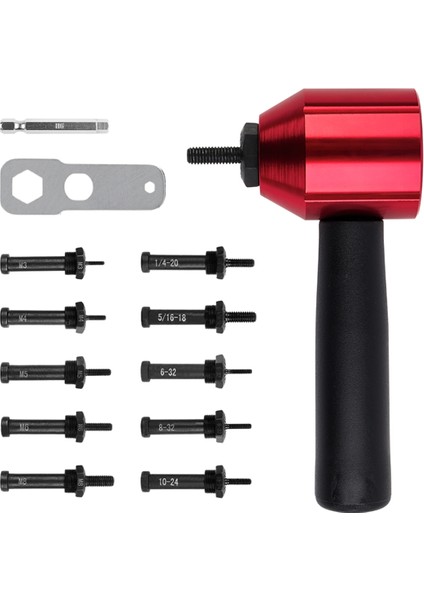 Metrik/inç Perçin Somunu Dönüştürücü Elektrikli Matkap Için Somun Perçinleme Aleti (Yurt Dışından)