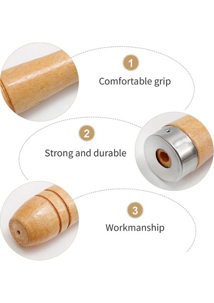 15 Adet Ahşap Dosya Yuvarlak Delik Küçük Ahşap Saplı (4mm+5mm+6mm) (Yurt Dışından) modelleri