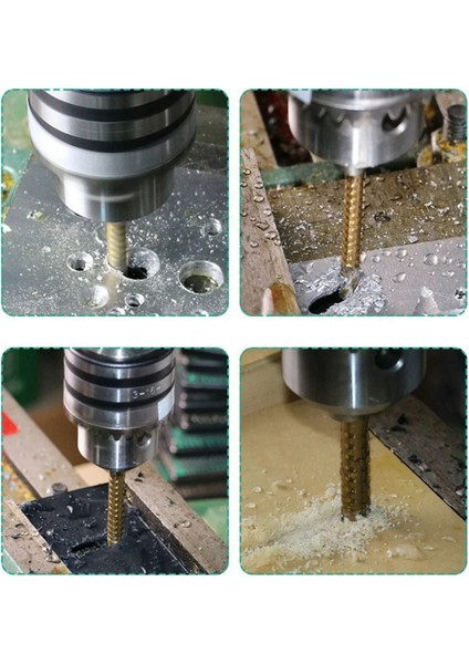 6.5mm Titanyum Kaplamalı Matkap Ucu Spiral Dişli Testere Matkap Ucu (Yurt Dışından)