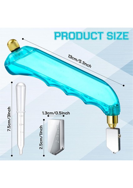 6 Adet Kavramalı Yağ Beslemeli Cam Boyalı Kesici Aletler ve 2-6mm Başlıklar (Yurt Dışından) fırsatları