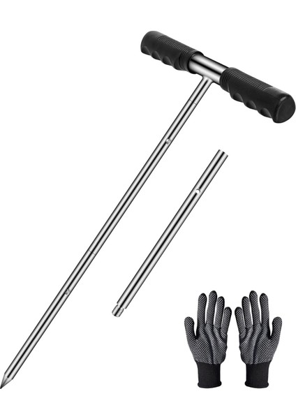 Katı Paslanmaz Çelik Toprak Sondası Çubuğu, Ayarlanabilir 17-32-48 Inç (Yurt Dışından) fırsatları