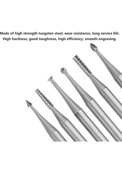 2.35MM Mikro Tip Heykel Oyma Gravür Alet Seti, (Küçük Set) (Yurt Dışından)