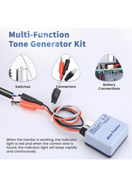Ton Jeneratör Kiti, 200EP Yüksek Doğruluklu Kablo Test Cihazı, Ton Probu Kiti (Yurt Dışından) indirimleri