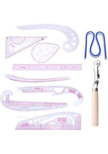 Moda Tasarımı Için Dereceleme Cetveli, Giyim Cetveli ve Desen Yapma Cetveli (Yurt Dışından)