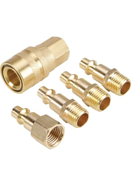 1/4npt Pnömatik Bağlantı Parçaları Beş Parçalı Set Hızlı Bağlantı Elemanı (Yurt Dışından)