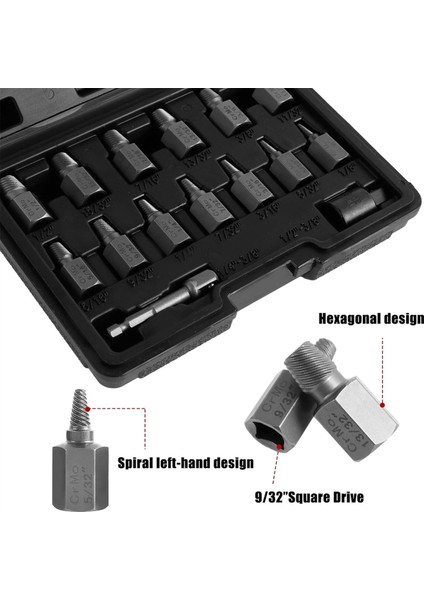 27 Parça Vida Çıkarma Seti, Soyulmuş Cıvata Çıkarıcı, Cıvata Çıkarma Kiti (Yurt Dışından) indirimleri