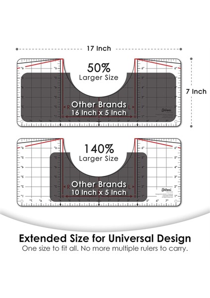 - Vinil Hizalama ve Ortalama Için Gömlek Cetvel Kılavuzu (Yurt Dışından) fırsatları