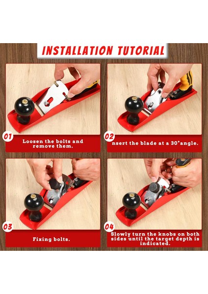 El Planyası Ayarlanabilir Düzeltme Ahşap Planyası Evrensel Tezgah Planyası (Yurt Dışından) fırsatları