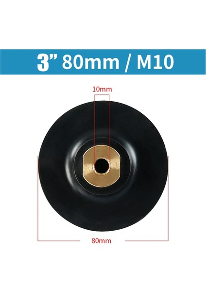 Açı Taşlama Makinesi M10 Aşındırıcı Kendinden Yapışkanlı Taşlama Destek Pedi 3ın (Yurt Dışından) indirimleri