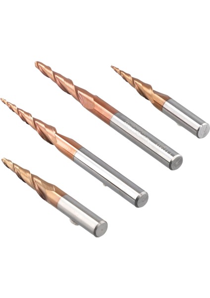 4 Adet Karbür Spiral Konik Küresel Burunlu Freze 6mm (Yurt Dışından) fiyatları