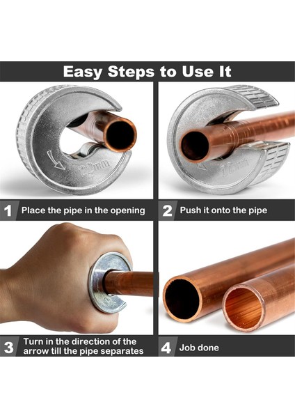 2 Adet Boru Kesici 15MM ve 22MM Set Bakır Boru Dilim Boru Kesici (Yurt Dışından) fırsatları