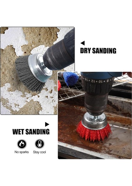 9 Paket Naylon Filament Aşındırıcı Fırça Seti Aşındırıcı Naylon Fırçalar (Yurt Dışından) indirimleri