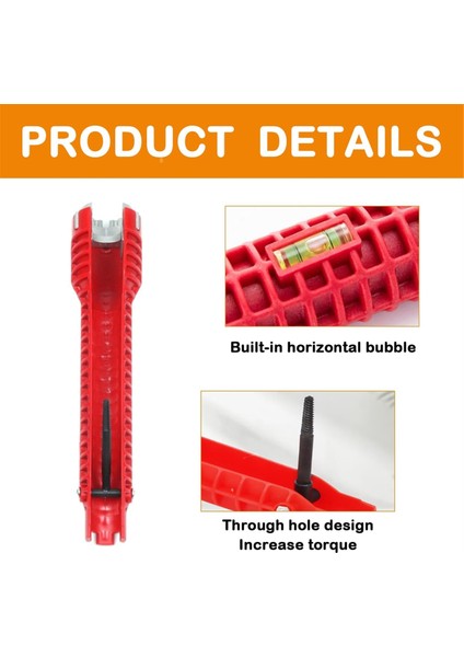 2 Adet Lavabo Anahtarı Aleti, Musluk Anahtarı Aleti (Yurt Dışından) fırsatları