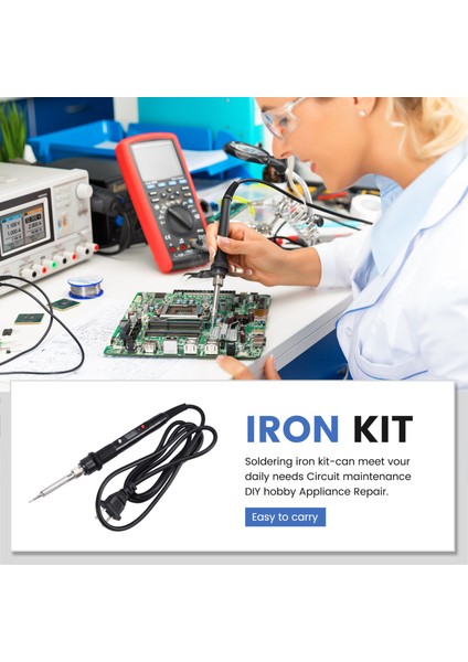 Ayarlanabilir Kaynak Lehim Kutusu Demir Uçları Onarım Araçları Abd Fişi (Yurt Dışından) indirimleri