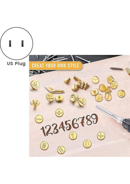 Ahşap Yakma Aleti Kalem Yakma Ipuçları Seti 26 Ingilizce Harfli Abd Fişi (Yurt Dışından) fiyatları