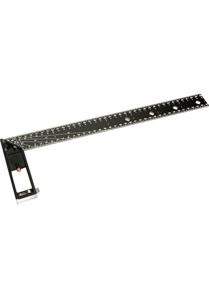 Çok Işlevli Dik Açı Cetveli 45/90 Derece Delik Açı Cetveli 40CM (Yurt Dışından)