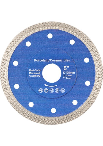 Fayans, Taş Kesme Bıçakları ve Dayanıklılar Için Testere Bıçakları 125X22.23MM (Yurt Dışından) fırsatları