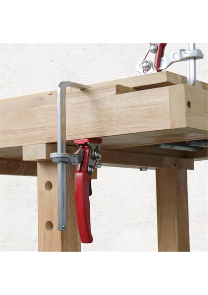 2 Adet Ratcheting Masa Kelepçesi, Hızlı Ratchet Ray Testere Kılavuz Ray Kelepçesi (Yurt Dışından) fırsatları