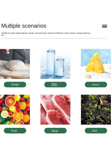 Gıda Ph Ölçer 0.00-14.00PH Yüksek Doğruluk Sıcaklık Ph Et Konserveleme Için B (Yurt Dışından) fiyatları