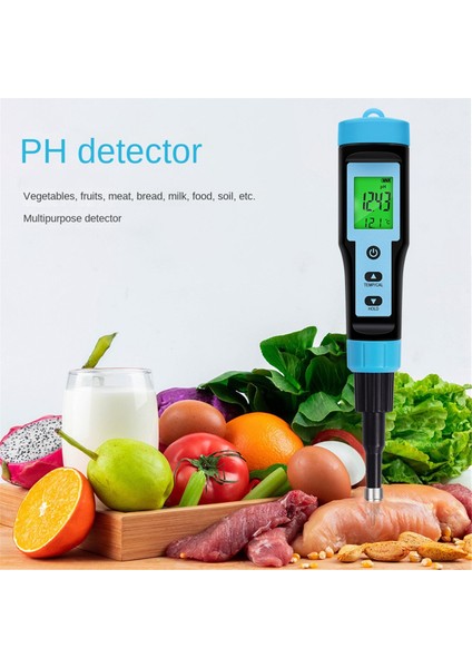 Gıda Ph Ölçer 0.00-14.00PH Yüksek Doğruluk Sıcaklık Ph Et Konserveleme Için B (Yurt Dışından) indirimleri