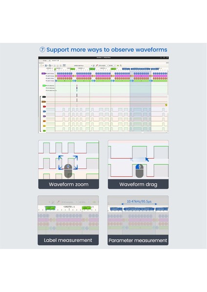 Slogic Combo 8 Slogic Analyzer Daplink Cklink Hata Ayıklayıcı Aracı Beyaz (Yurt Dışından)