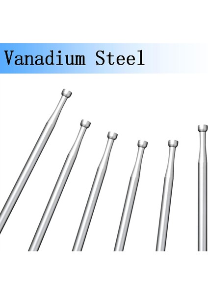 6 Adet 2.3mm Yuvarlak Bardak Freze - 3/32 Inç Saplı Tel Yuvarlatma Uçları (Yurt Dışından) indirimleri
