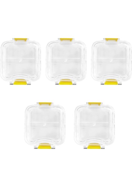 5pc Şeffaf Membran Vitrin Diş Kutuları Diş Kronu ve Köprü Kutusu (Yurt Dışından)