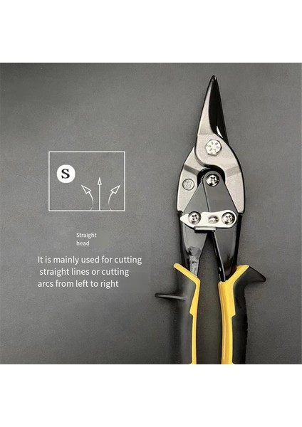 10 Inç Havacılık Teneke Makası, Ağır Hizmet Tipi Metal Kesici Makaslar (Yurt Dışından) fırsatları